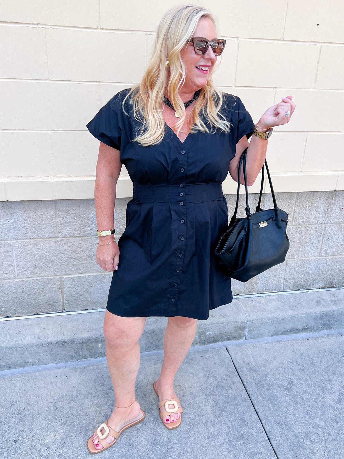 [Z Supply] Sanna Poplin Mini Dress - The Pink Pineapple 850