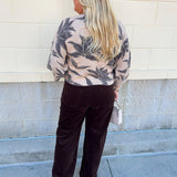 [Z Supply] Valor Floral Cardigan in Soft Ecru - The Pink Pineapple 850