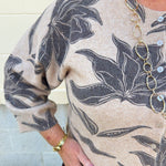 [Z Supply] Valor Floral Cardigan in Soft Ecru - The Pink Pineapple 850