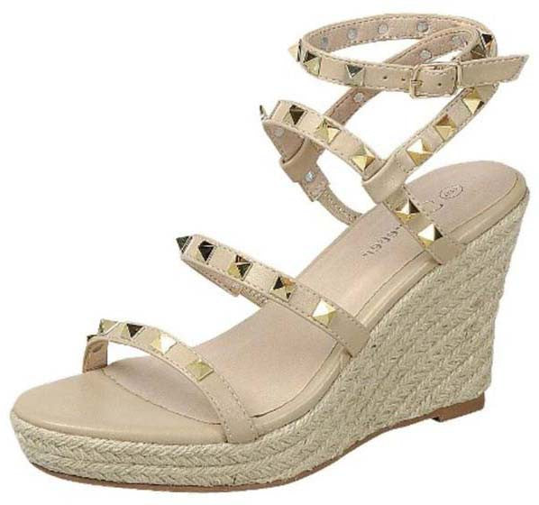 Winn Studded Platform Wedges