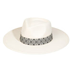 Boho Pattern Strap Fedora Hat