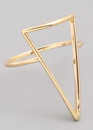 Gold Triangle Ring