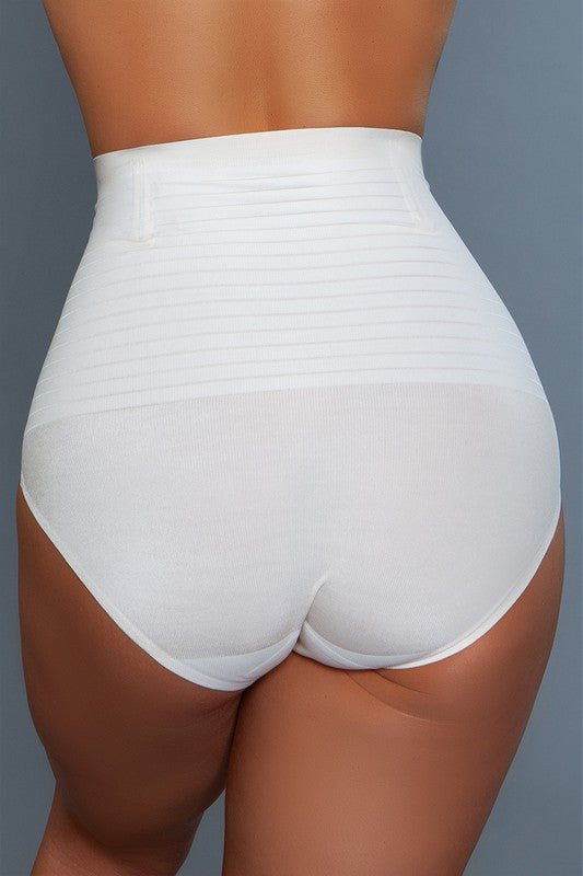 Seamless High-Waisted Tummy Control Body Shaper | Back View