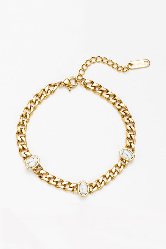 Titanium Curb Chain Bracelet