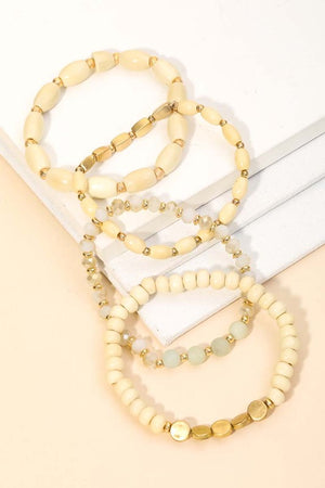 Vanilla Stackable Bracelet Set