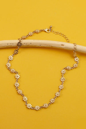 Flower Choker Necklace