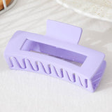Solid Open Rectangle Hair Claw Clip
