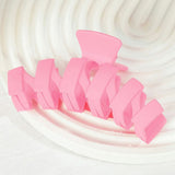 Solid Zigzag Chevron Hair Claw Clip