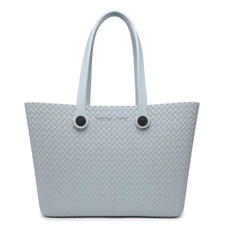 Versa Tote Carrie Textured Tote-Powder Blue