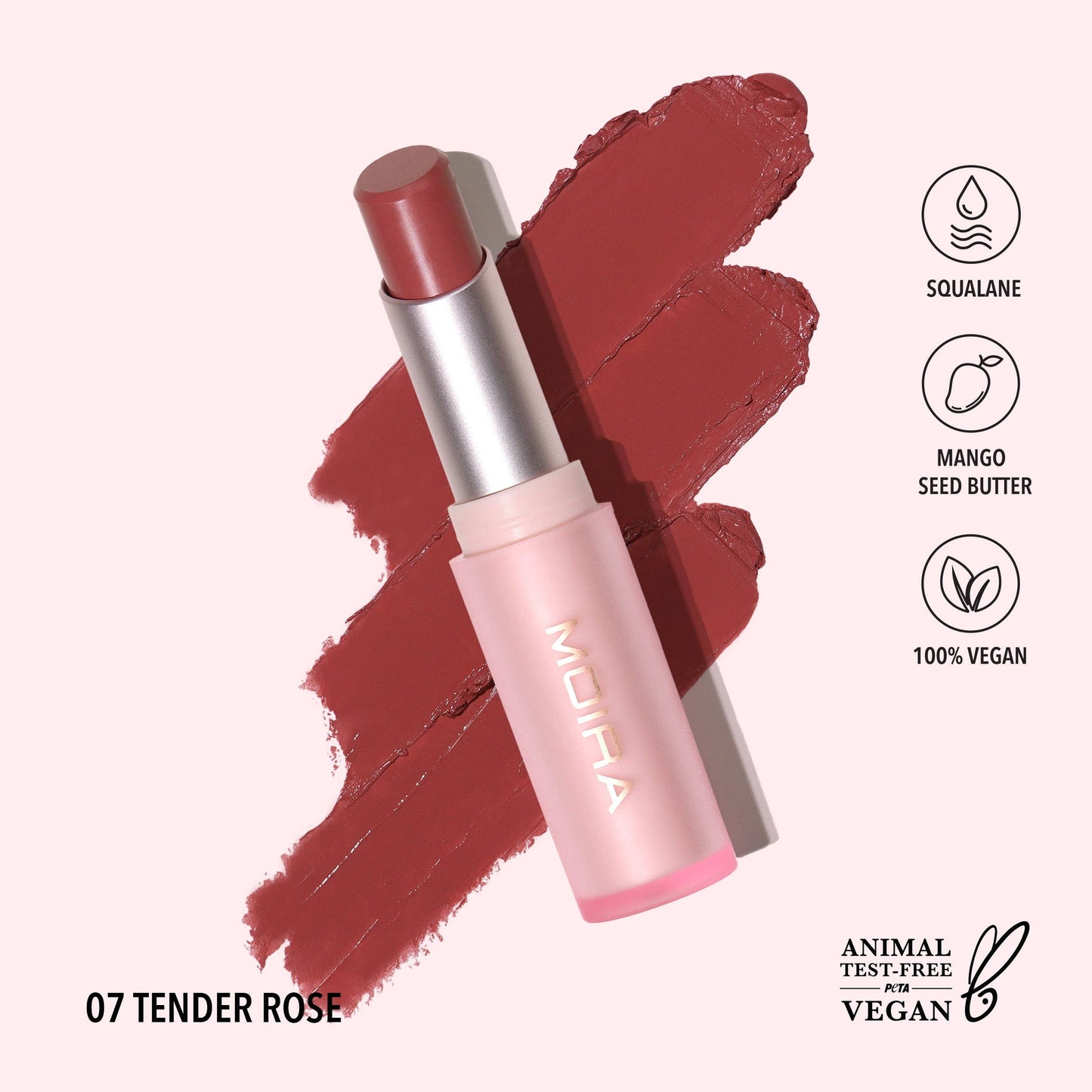 Signature Lipstick (007, Tender Rose)