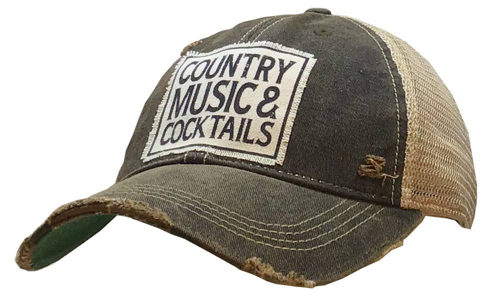 Country Music & Cocktails Trucker Hat Baseball Cap