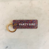 Party Girl Keychain | Front View