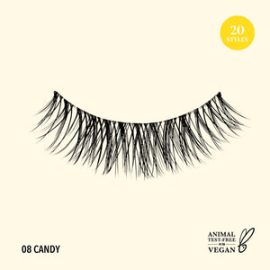 Natural Effect Bionic Vegan Faux Lashes (008, Candy)