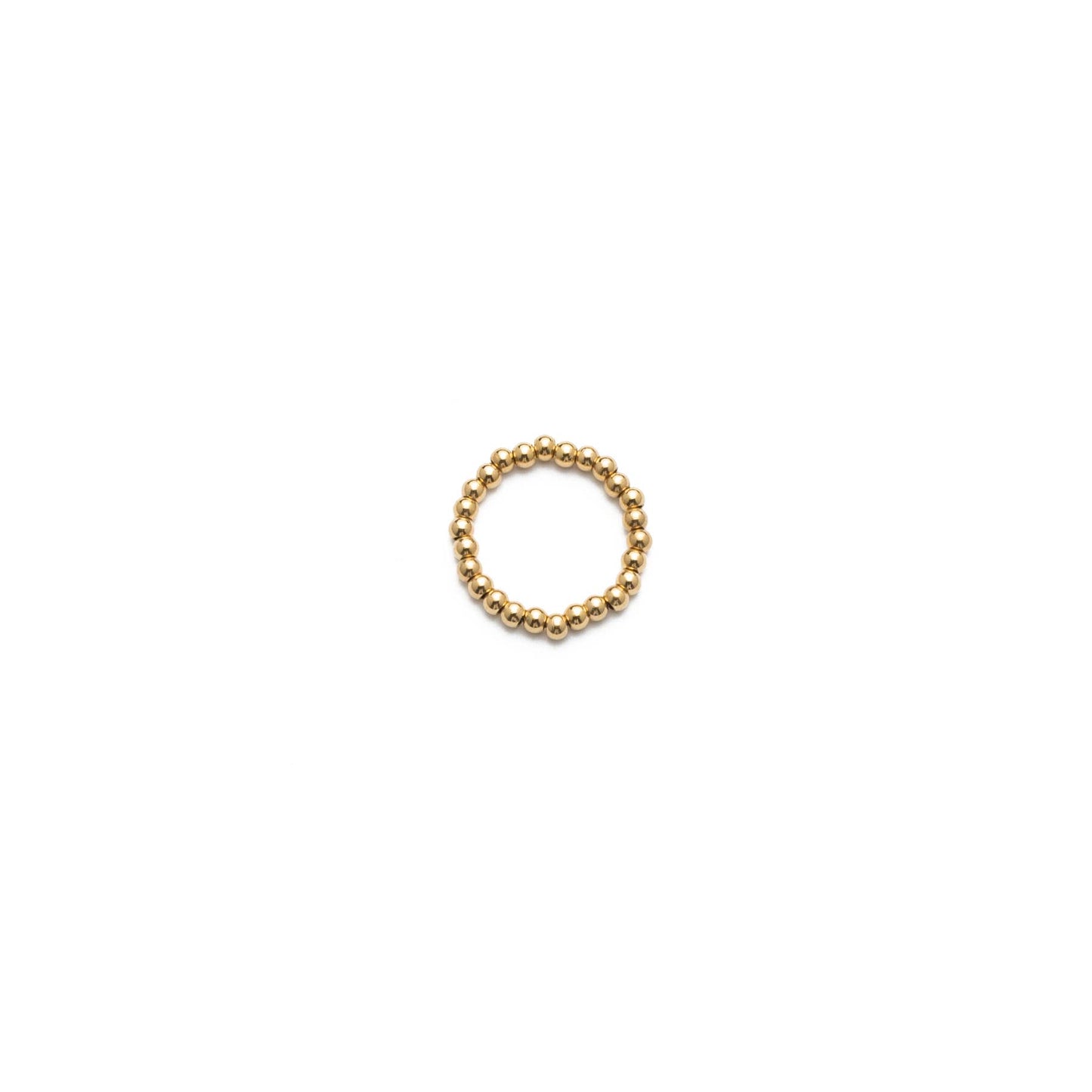 Elastic Beaded Ring-Size 7
