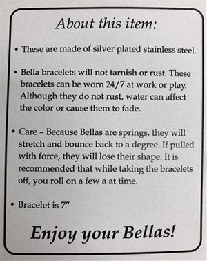 Bella Bracelets Gold Set of 20 Stainless Steel Bracelets