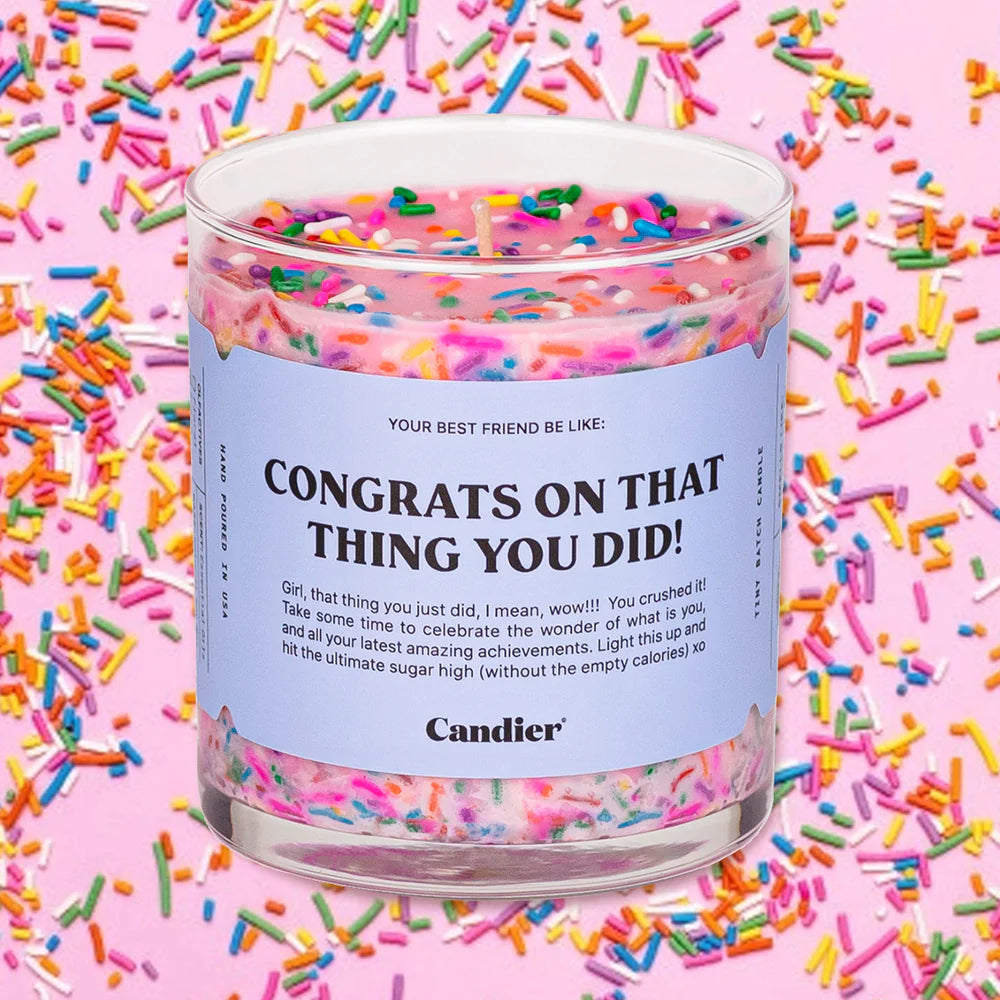Congrats Candle