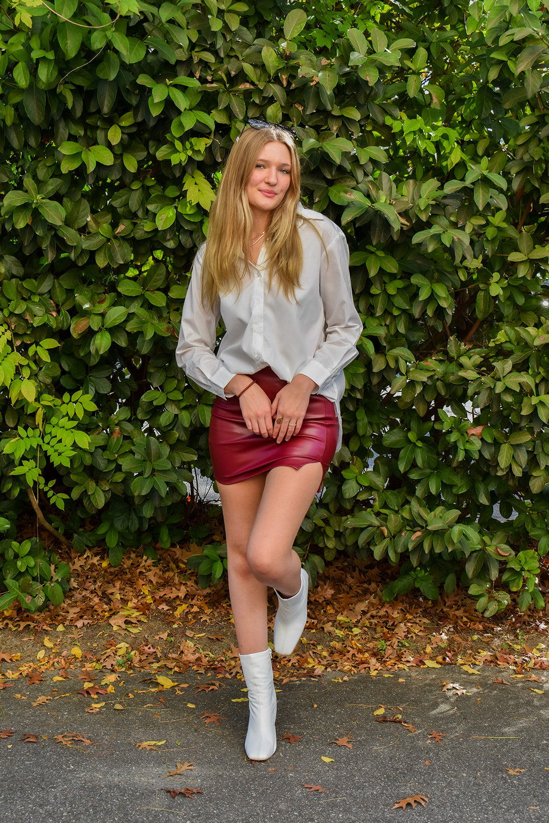 Frill Deal Button Down Top