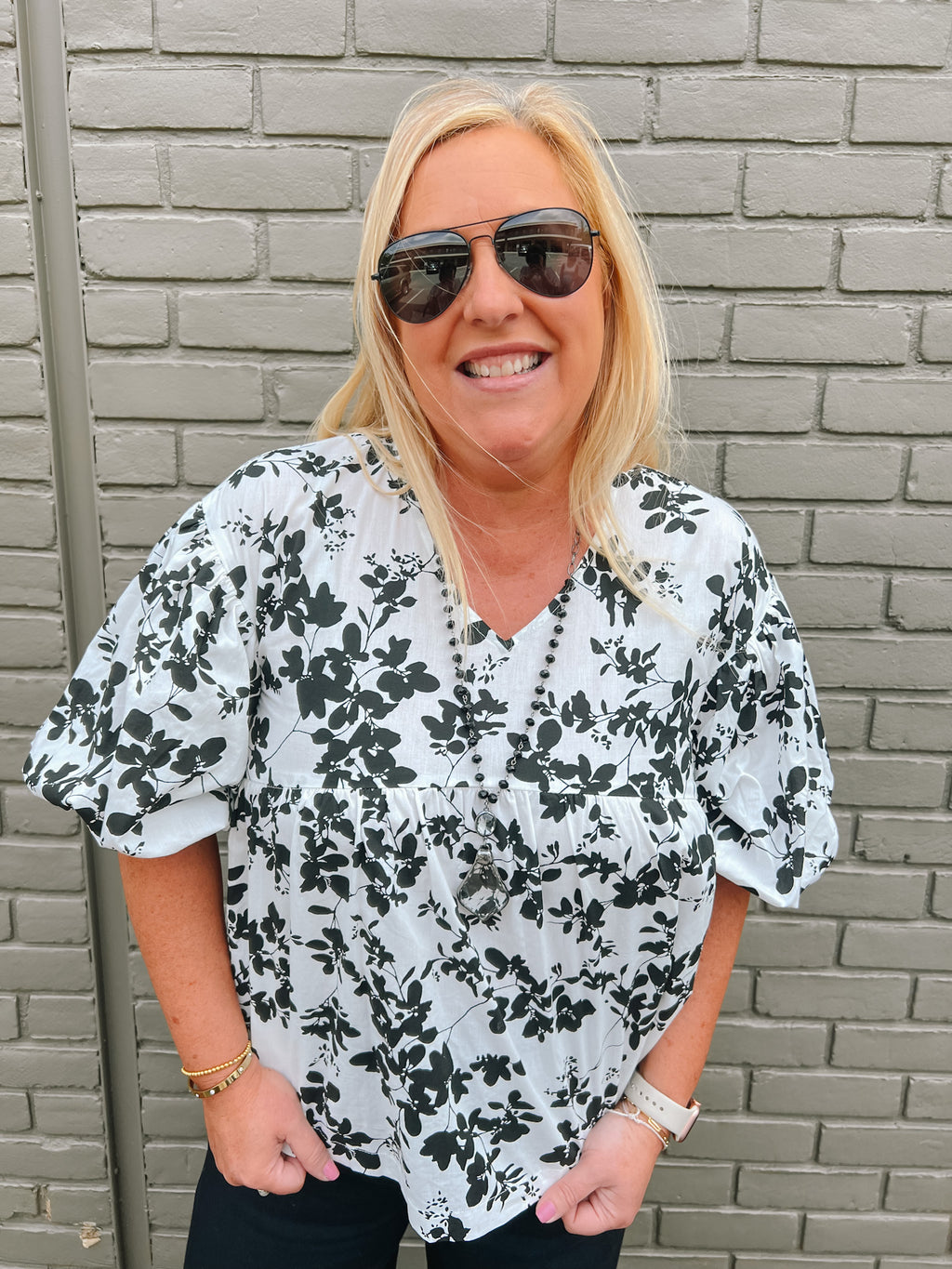 Love and Leisure Babydoll Top | Front View