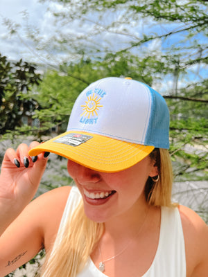 Be The Light Trucker Hat | Side View