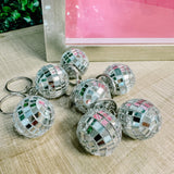 Mini Disco Ball Keychains