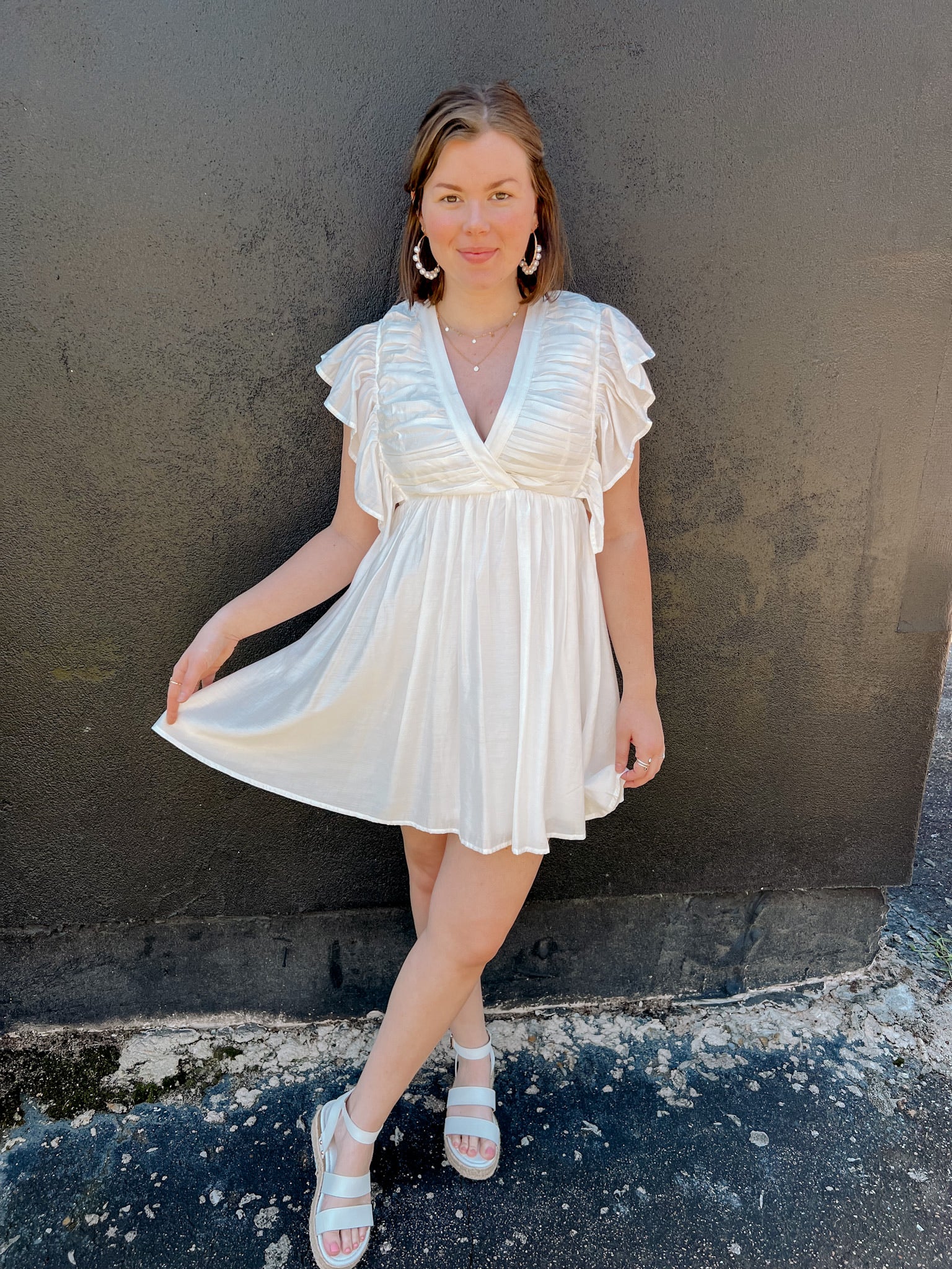 Timeless Treasures Mini Dress | Front View