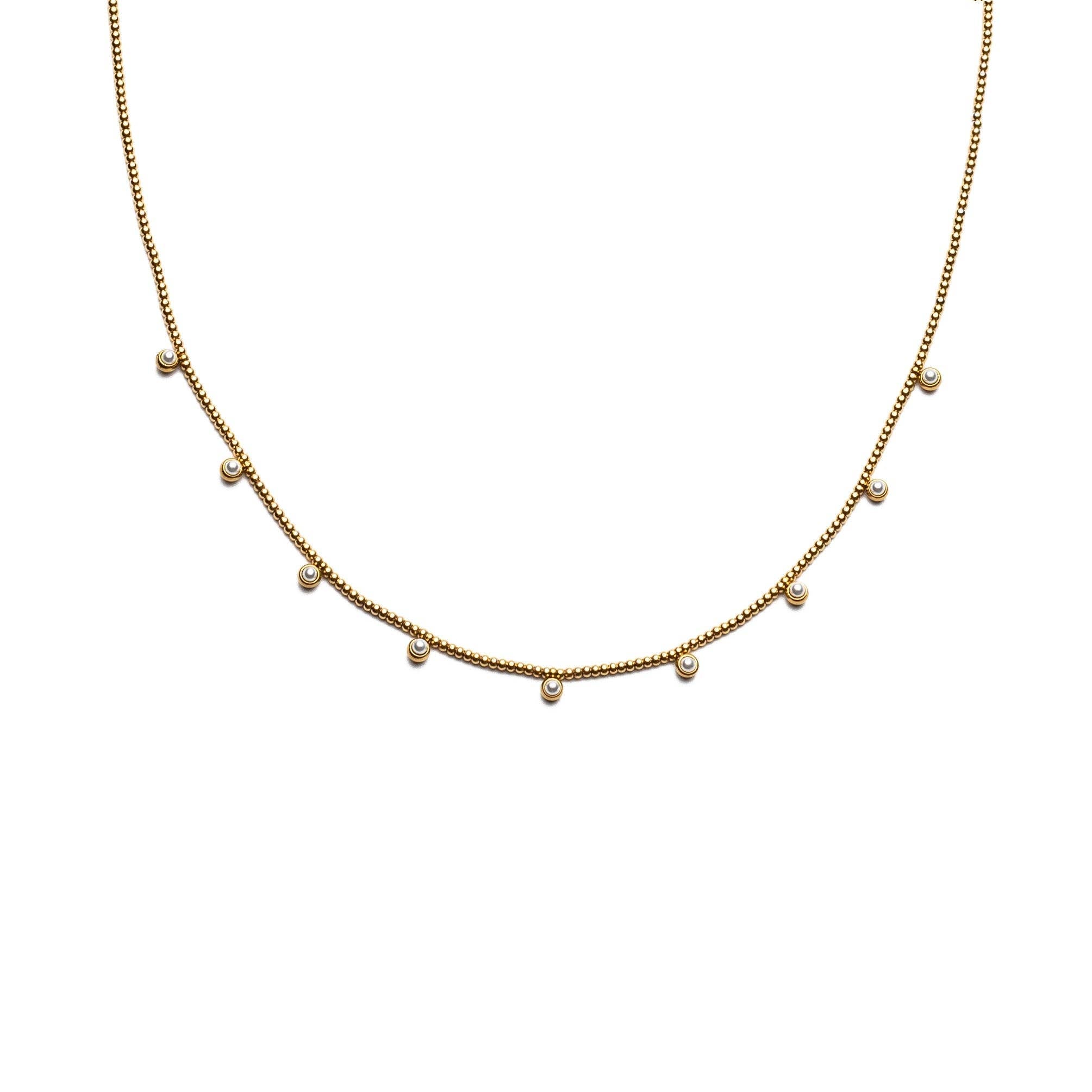 [Brenda Grands] Beaded Pearls Necklace - The Pink Pineapple 850