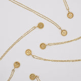 Brenda Grands Sealed With Love Initial Necklace (A - Z) - The Pink Pineapple 850