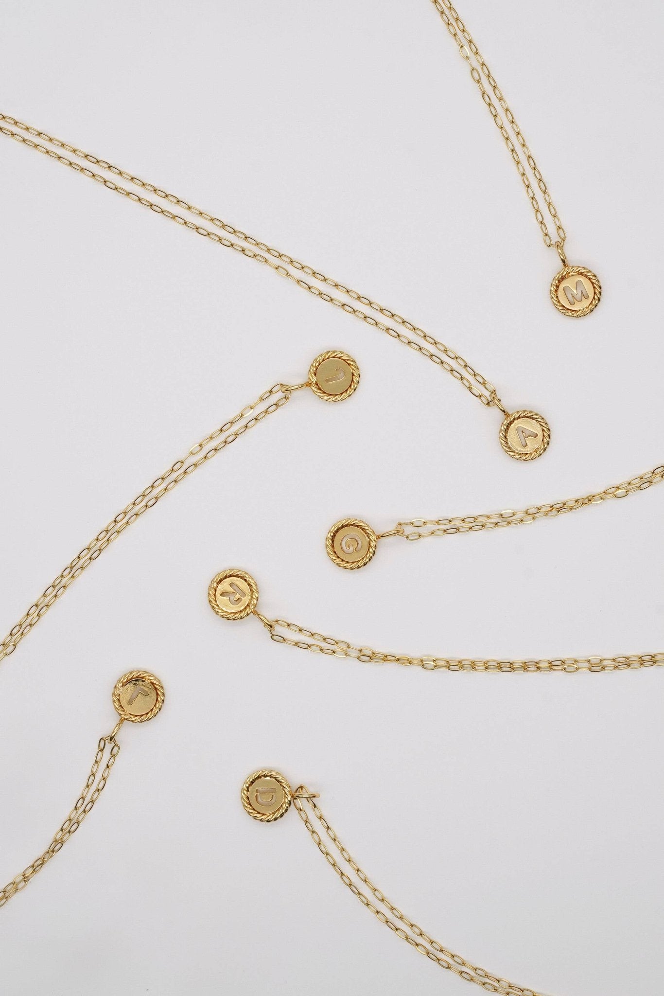 Brenda Grands Sealed With Love Initial Necklace (A - Z) - The Pink Pineapple 850