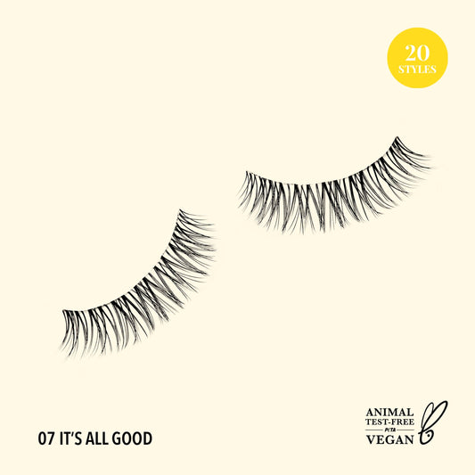 Natural Effect Bionic Vegan Faux Lashes (007, It's All good)