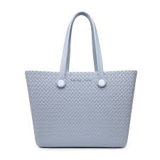 Versa Tote Carrie Textured Tote-Periwinkle