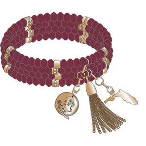 Florida State Seminoles Stretch Bracelet