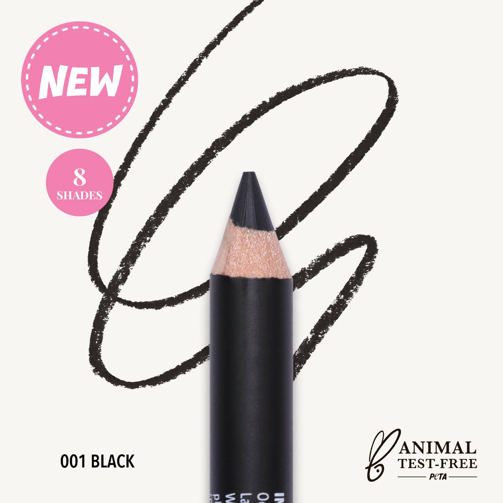 {FINAL SALE} Eye Exposure Pencil (001, Black) - The Pink Pineapple 850