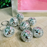{FINAL SALE} Mini Disco Ball Keychains - The Pink Pineapple 850