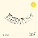 {FINAL SALE} Natural Effect Bionic Vegan Faux Lashes (012, Divine) - The Pink Pineapple 850