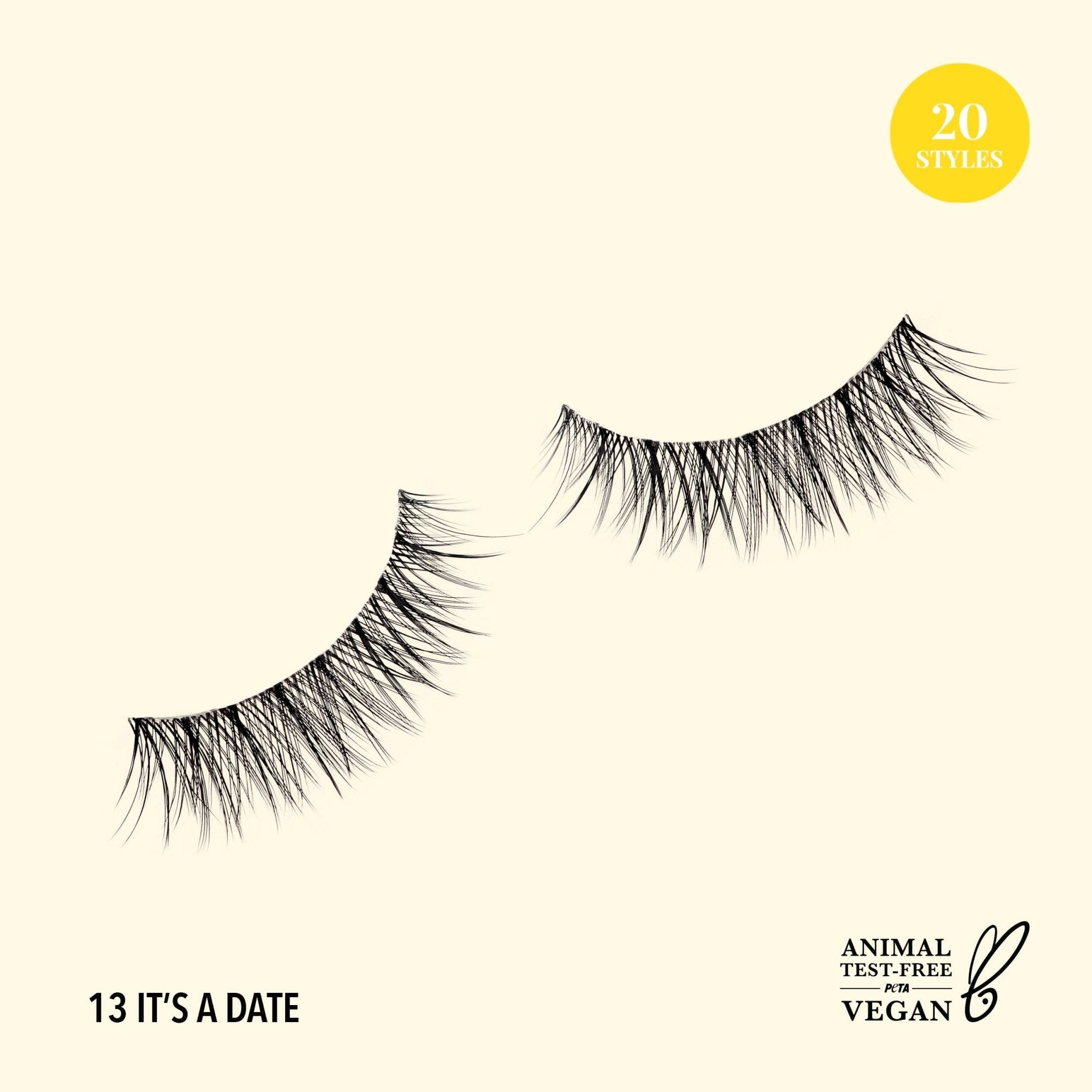 {FINAL SALE} Natural Effect Bionic Vegan Faux Lashes (013, Its a Date) - The Pink Pineapple 850