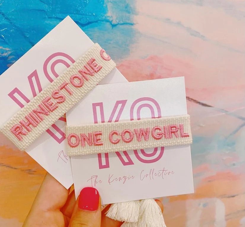 {FINAL SALE} Rhinestone Cowgirl Kenzie Collection Bracelet - The Pink Pineapple 850