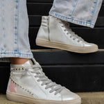 {FINAL SALE} Shu Shop Riri Studded High Top Sneaker - The Pink Pineapple 850