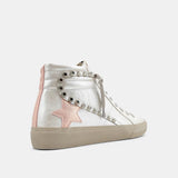 {FINAL SALE} Shu Shop Riri Studded High Top Sneaker - The Pink Pineapple 850