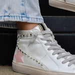 {FINAL SALE} Shu Shop Riri Studded High Top Sneaker - The Pink Pineapple 850