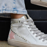 {FINAL SALE} Shu Shop Riri Studded High Top Sneaker - The Pink Pineapple 850