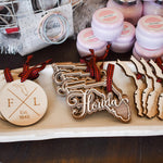 Florida Established Christmas Ornament - The Pink Pineapple 850