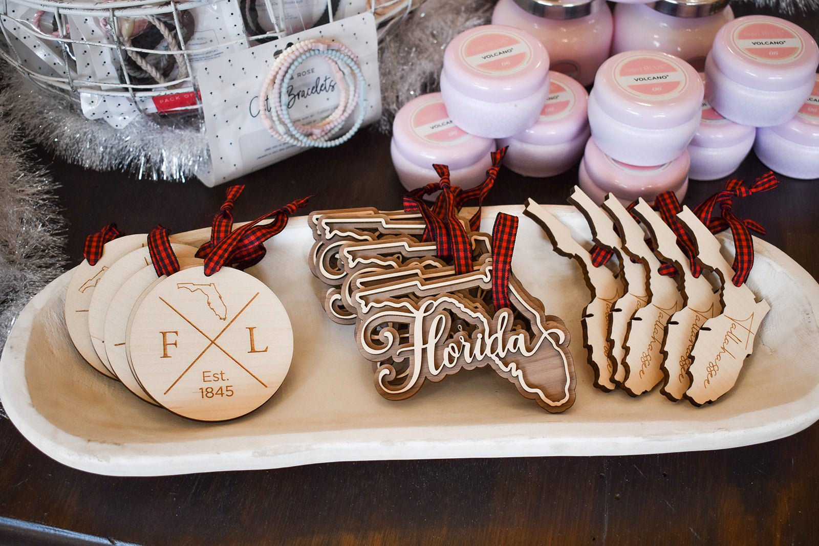 Florida Established Christmas Ornament - The Pink Pineapple 850