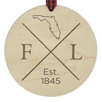 Florida Established Christmas Ornament - The Pink Pineapple 850
