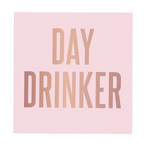 Foil Beverage Napkins - Day Drinker - The Pink Pineapple 850