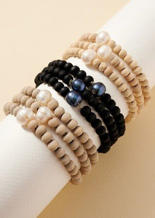 Gala Stretchy Beaded Bracelet - The Pink Pineapple 850