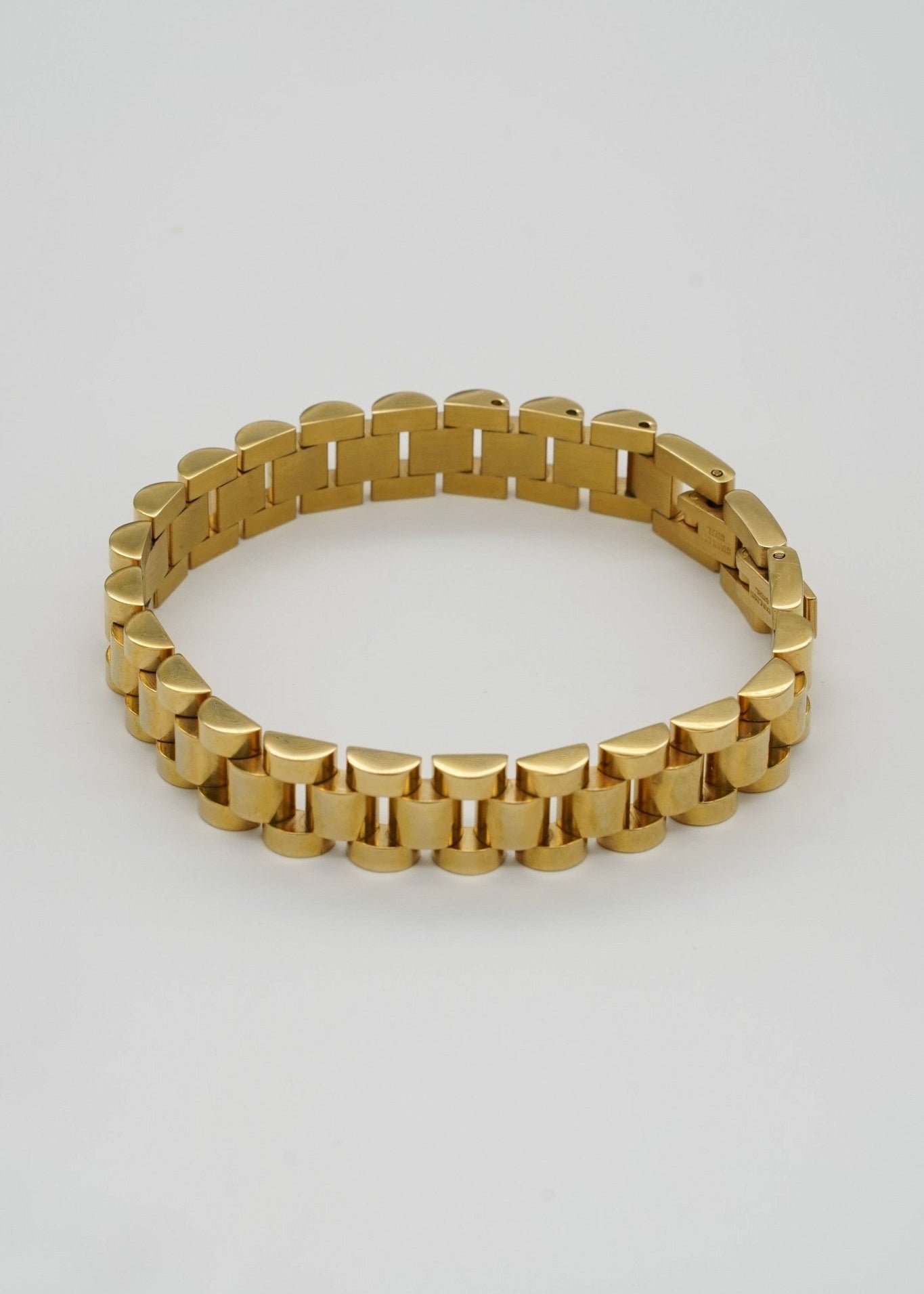 Gold Watch Band Bracelet - The Pink Pineapple 850