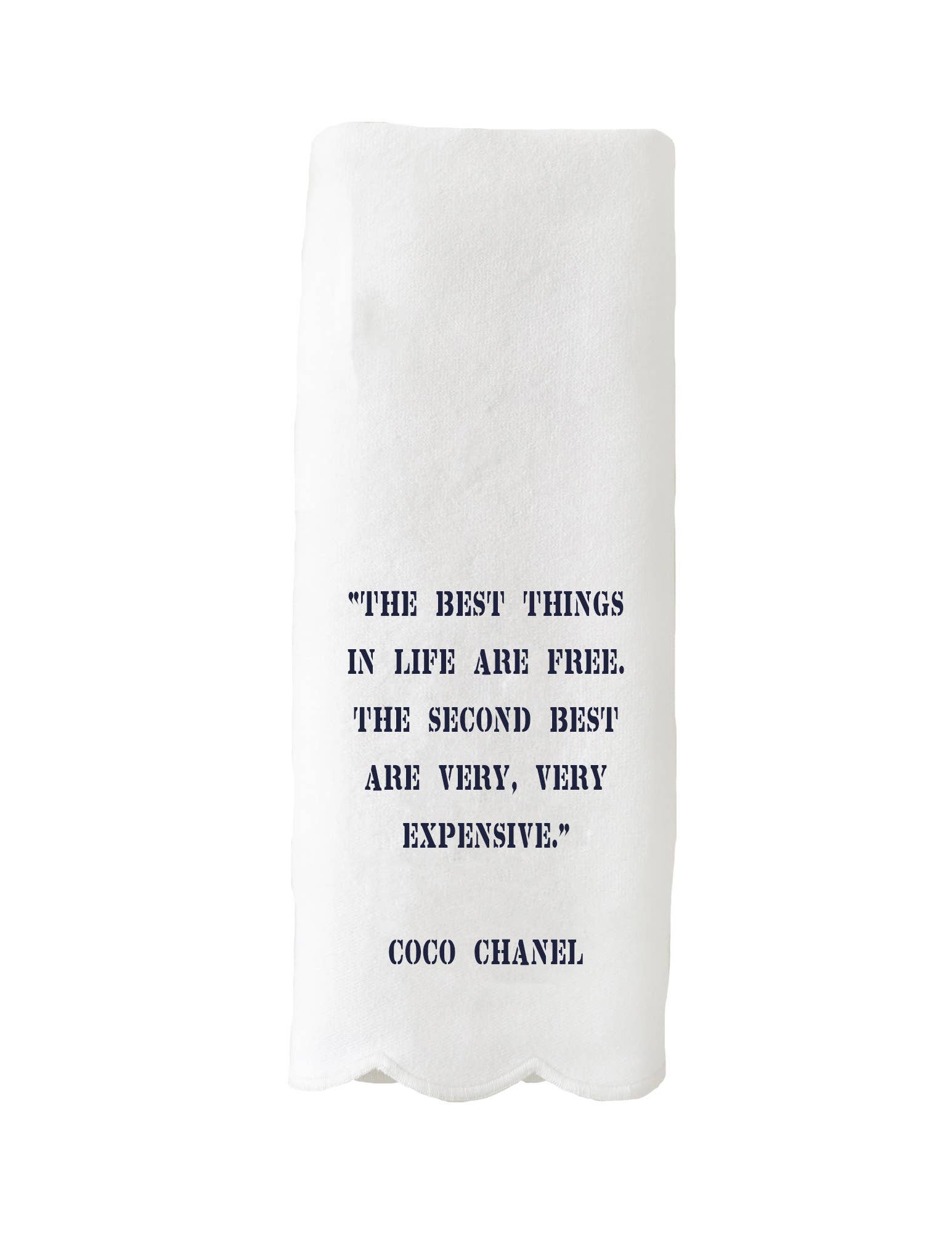 Guest Towel - Best Things Chanel - The Pink Pineapple 850