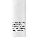 Guest Towel - Flowers Say I'm Sorry - The Pink Pineapple 850