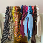 Hair Scrunchie With Tails - The Pink Pineapple 850