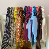 Hair Scrunchie With Tails - The Pink Pineapple 850